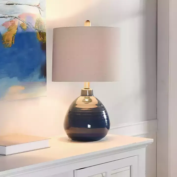 Sailor Blue Ceramic Table Lamp