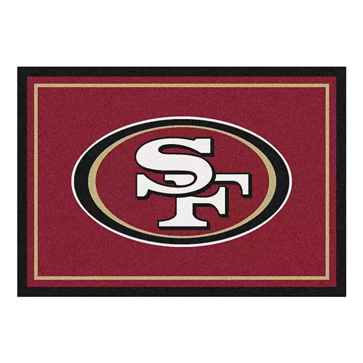 San Francisco 49ers Area Rug, 4x6