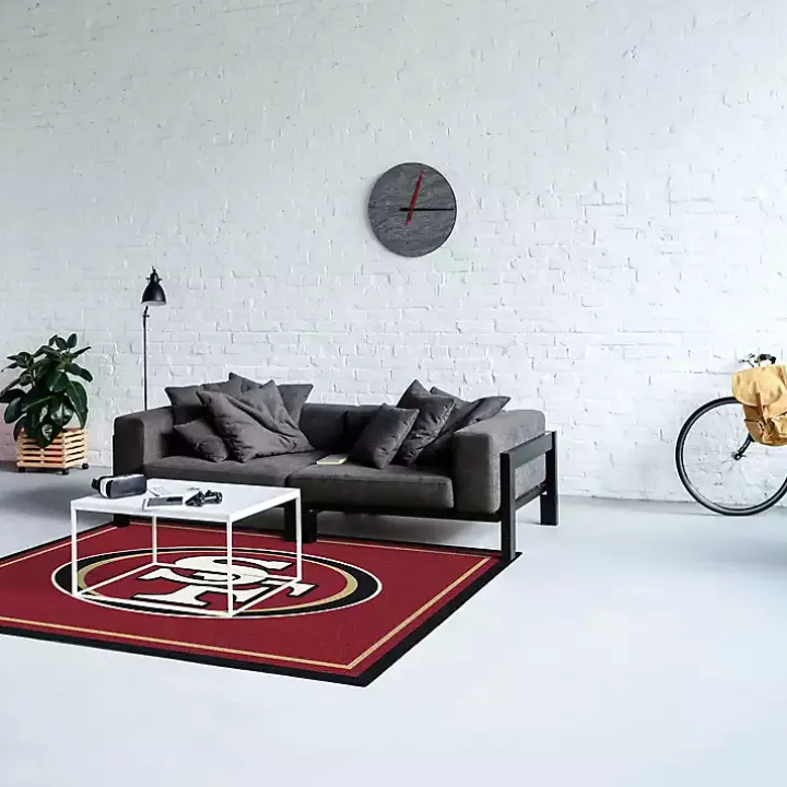 San Francisco 49ers Area Rug, 4x6