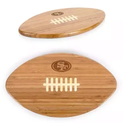 San Francisco 49ers Bamboo Football Cutting Board