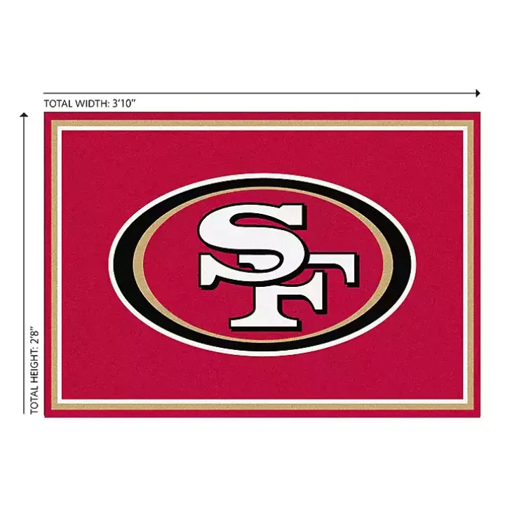San Fransisco 49ers Area Rug, 3x4