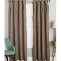 Sand Box Pleated Single Curtain Panel, 84 in.