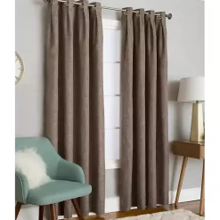 Sand Box Pleated Single Curtain Panel, 84 in.