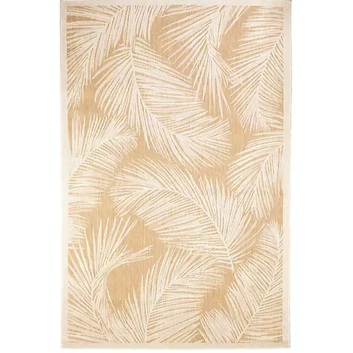 Sand Cabo Palm Indoor/Outdoor Rug, 7x9