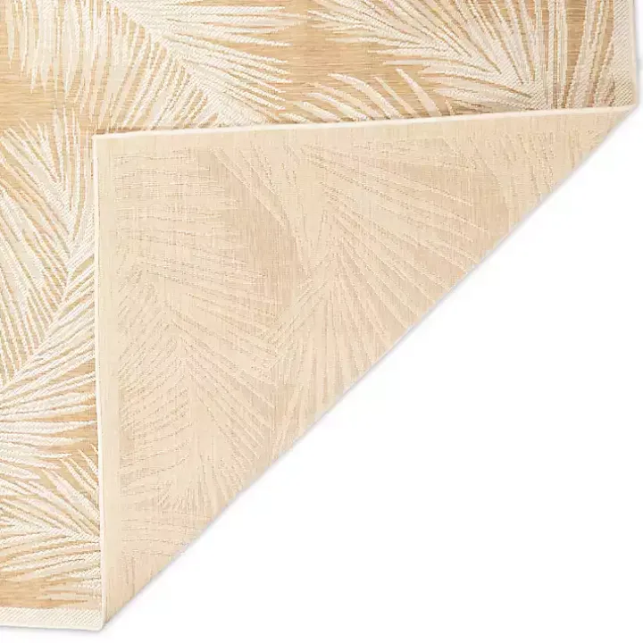 Sand Cabo Palm Indoor/Outdoor Rug, 7x9