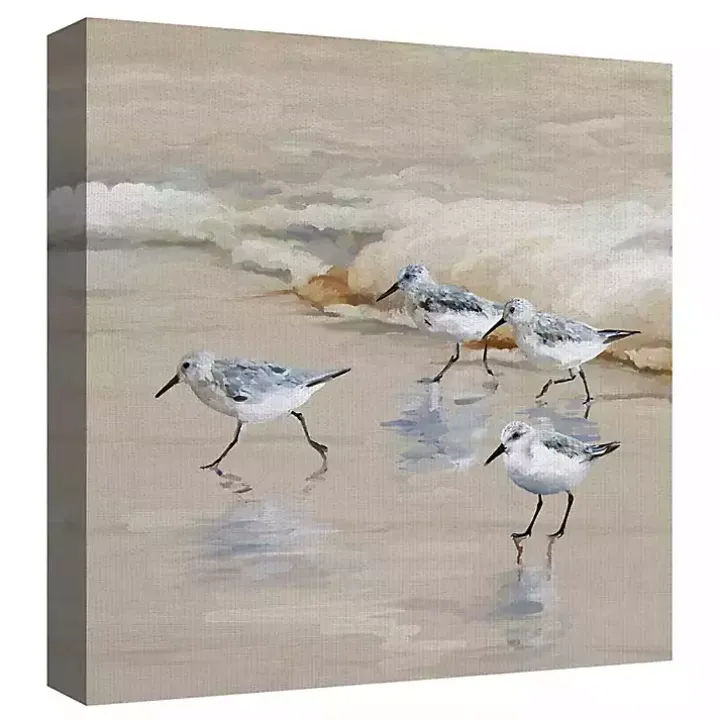 Sandpiper Beach I and II Art Prints, Set of 2