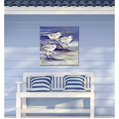 Sandpipers Outdoor Canvas Art Print