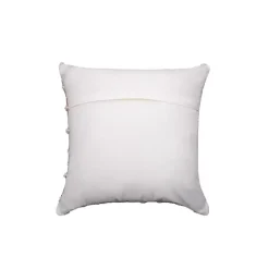 Sandy Beige Hand Knotted Decorative Throw Pillow
