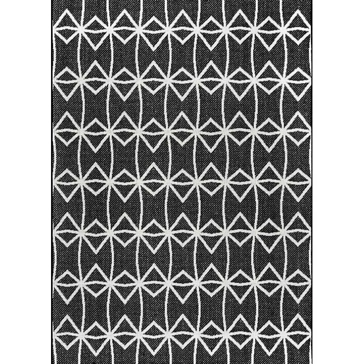 Sanford Gray Geometric Shapes Outdoor Rug, 8x10
