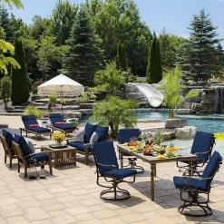 Sapphire Leala Luxe Outdoor Dining Chair Cushion