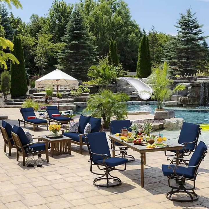 Sapphire Leala Texture Outdoor Chaise Cushion