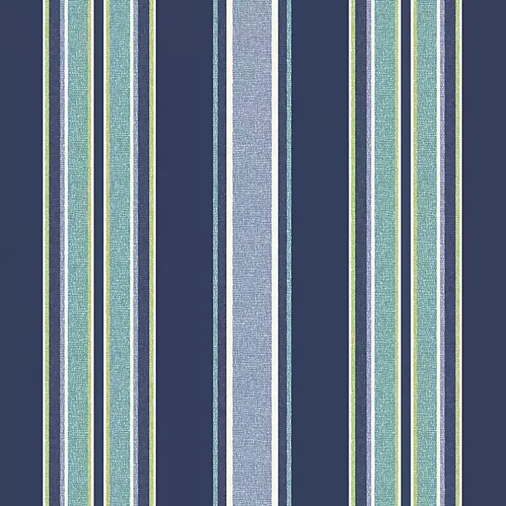 Sapphire Stripe Outdoor Pillows, Set of 2