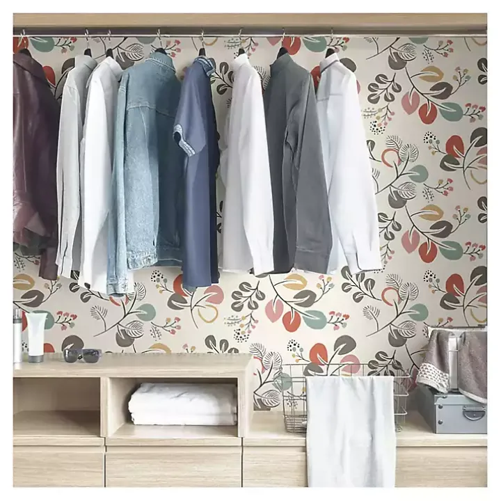Scandinavian Botanical Peel & Stick Wallpaper