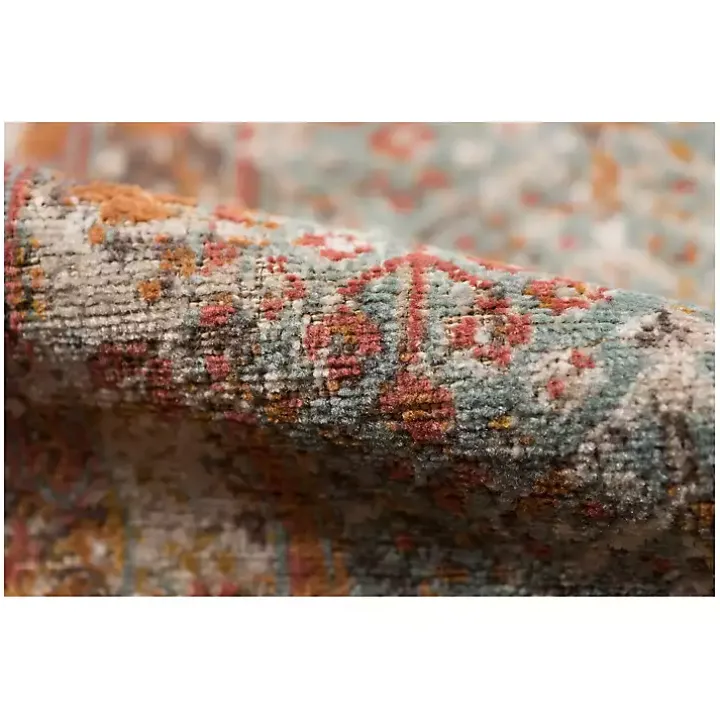 Sea Blue Eaton Transitional Area Rug, 6x8