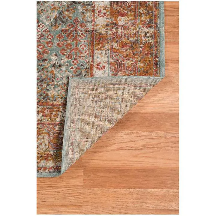 Sea Blue Eaton Transitional Area Rug, 6x8