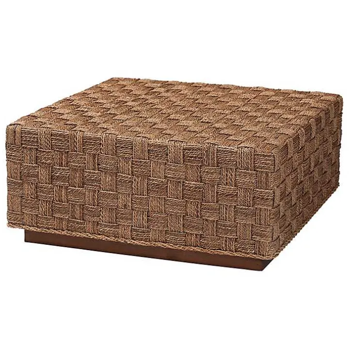 Seagrass Wrapped Coffee Table