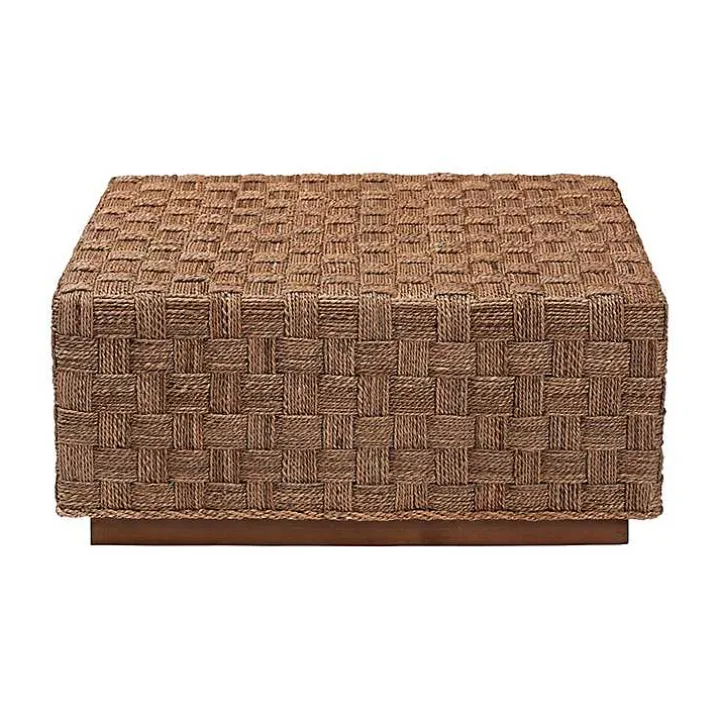 Seagrass Wrapped Coffee Table