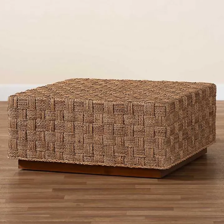 Seagrass Wrapped Coffee Table