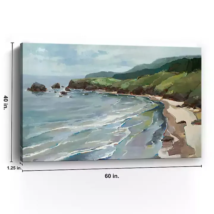 Seaside Cliffs Giclee Canvas Art Print, 60x40 in.