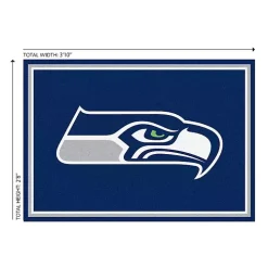 Seattle Seahawks Area Rug, 3x4