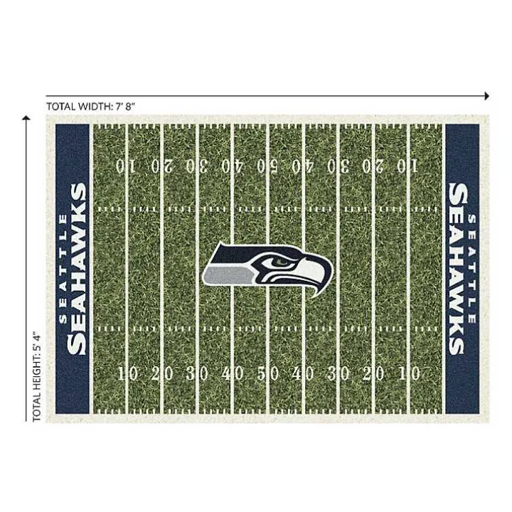 Seattle Seahawks Home Field Area Rug, 6x8