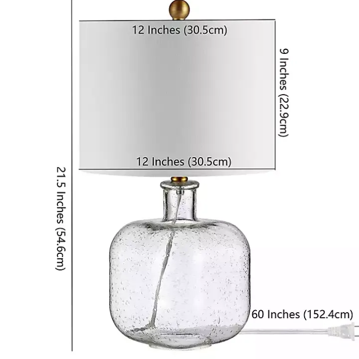 Seeded Glass Armena Table Lamp