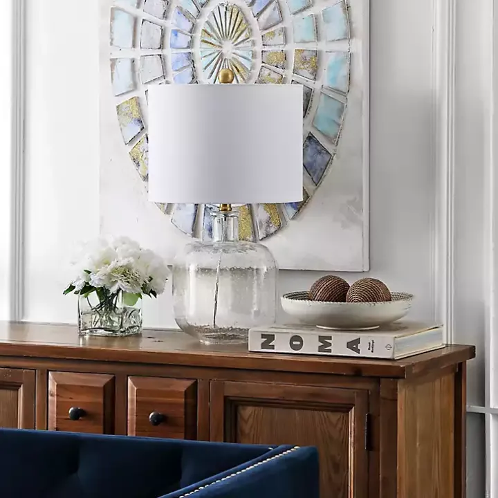 Seeded Glass Armena Table Lamp