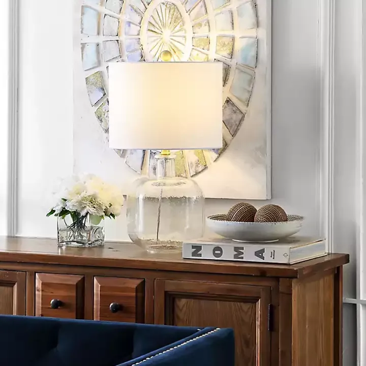 Seeded Glass Armena Table Lamp