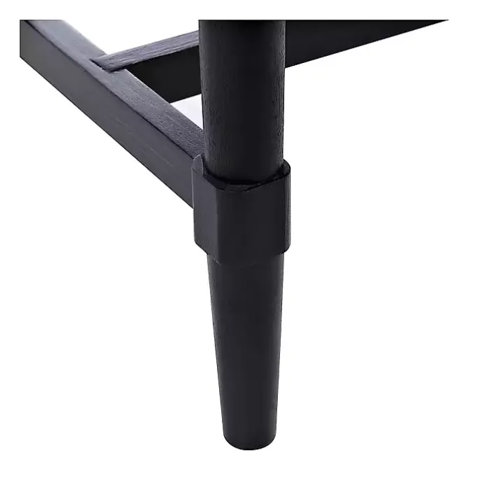 Serena 2-Drawer Black Console Table