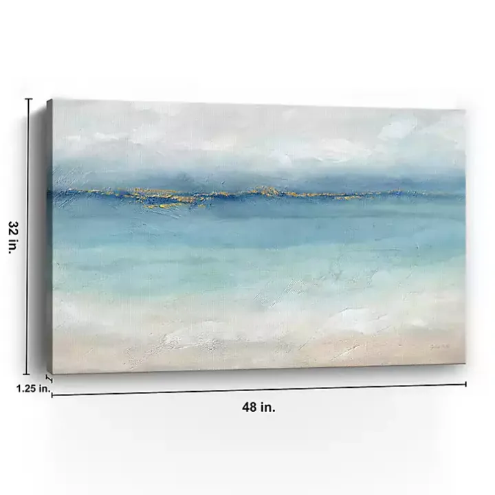 Serene Sea Landscape Giclee Canvas Art Print