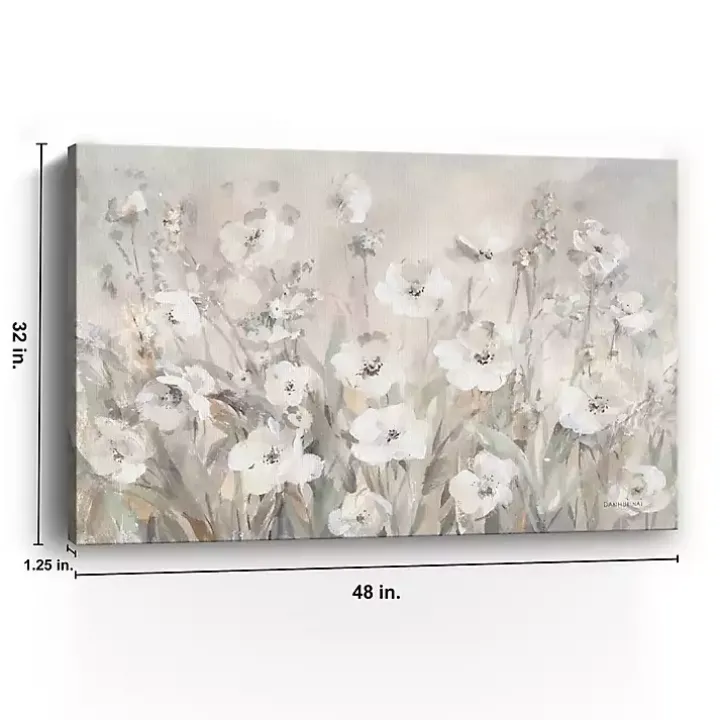 Shades of White Canvas Art Print, 32x48