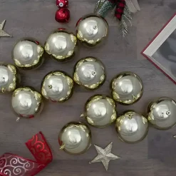Shatterproof Shiny Gold 12-pc. Ornaments
