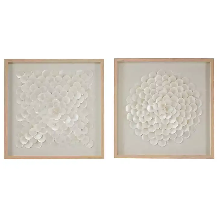 Shell Design Shadow Box 2-pc. Wall Art