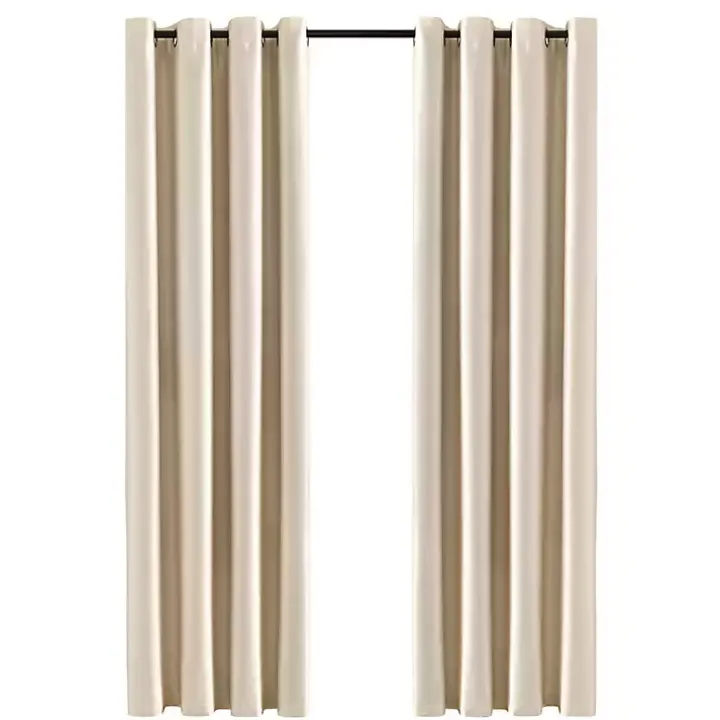 Silky Wheat Blackout Curtain Panel, 95 in.