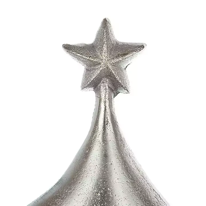 Silver Christmas Tree Wooden Frame Decoration