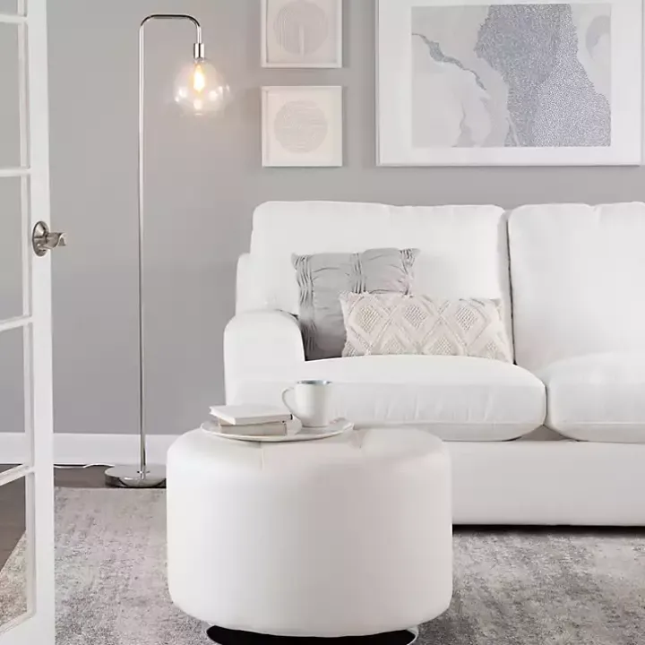 Silver Metro Floor Lamp