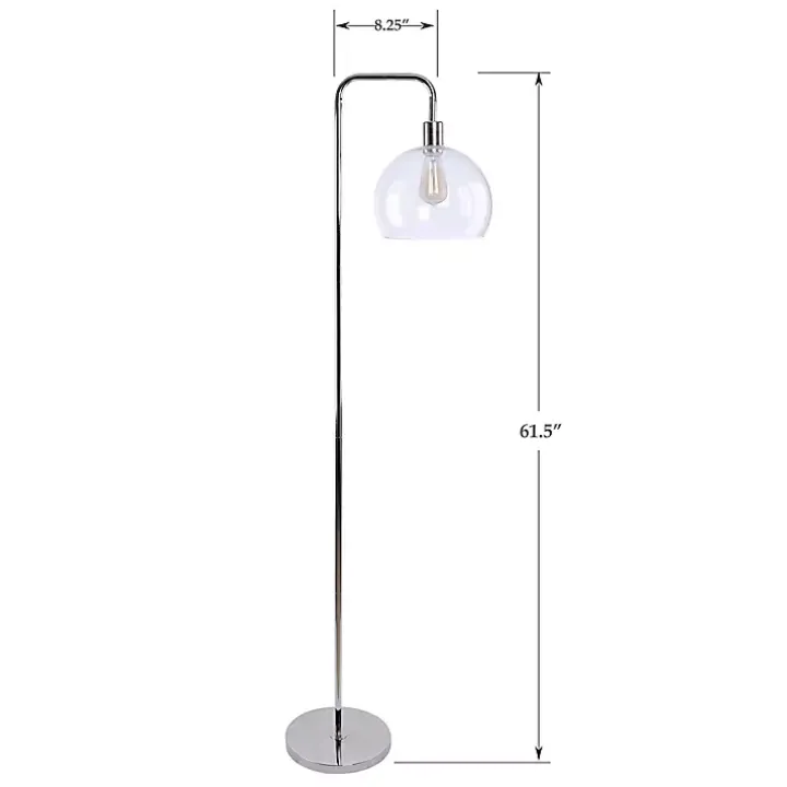 Silver Metro Floor Lamp