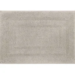 Silver Reversible Cotton Bath Mat, 34 in.