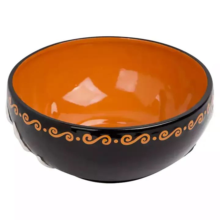 Skeleton Hands Ceramic Bowl