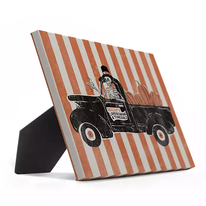 Skelly's Landscaping Halloween Tabletop Decoration