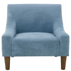 Sky Blue Upholstered Shea Accent Chair