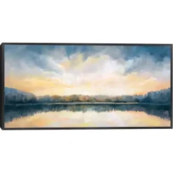 Skylights Framed Canvas Art Print