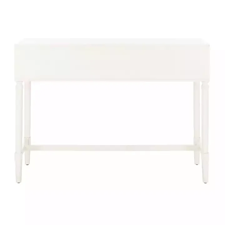 Sloane White Four-Drawer Console Table
