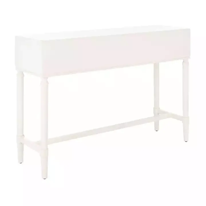 Sloane White Four-Drawer Console Table