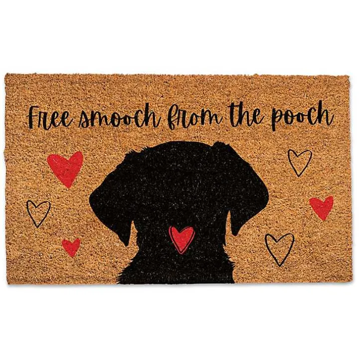 Smooch from the Pooch Coir Doormat