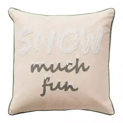 Snow Much Fun Christmas Throw Pillow
