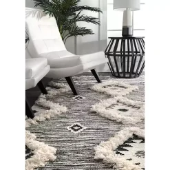 Sofia Moroccan Fringe Area Rug, 5x8
