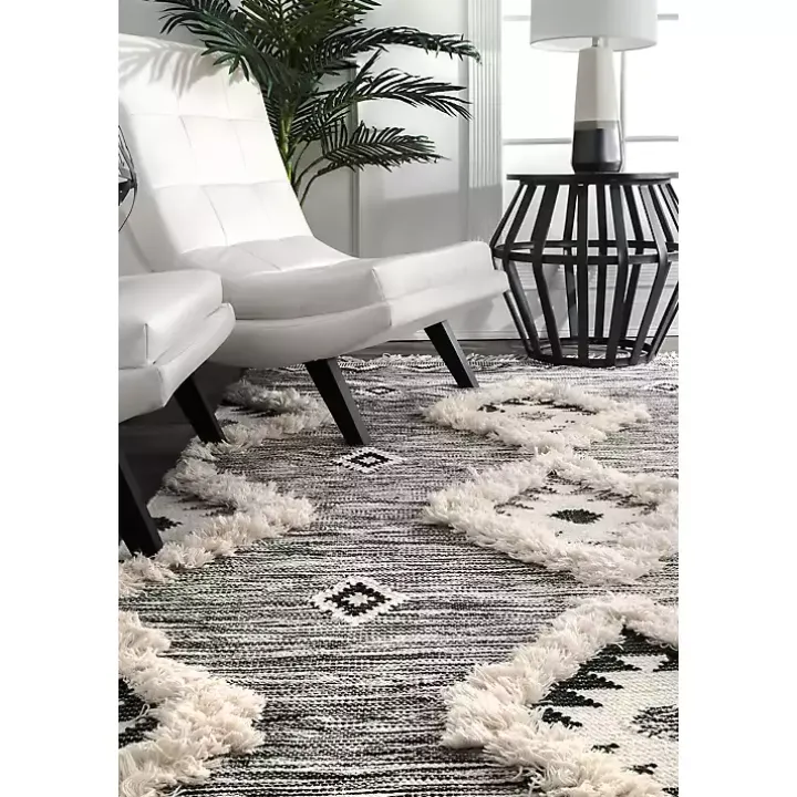 Sofia Moroccan Fringe Area Rug, 8x10
