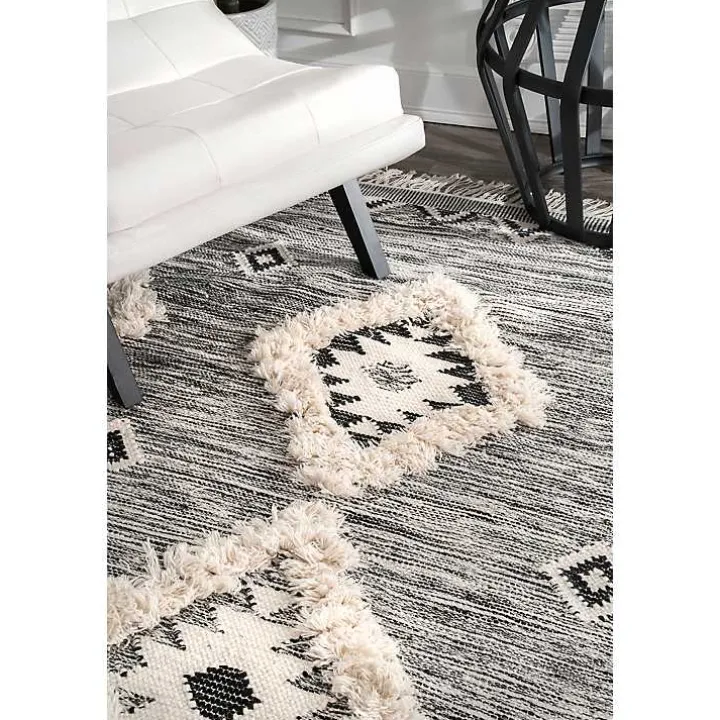 Sofia Moroccan Fringe Area Rug, 8x10