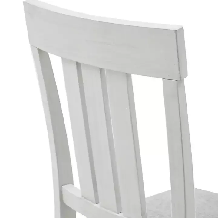 Sofia White High Back Dining Chairs, Set of 2